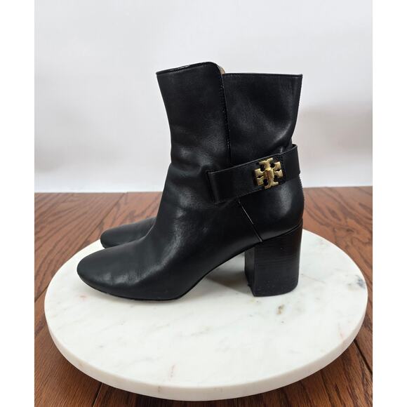 Tory Burch Kira 70MM Leather Ankle Boots - Picture 4 of 9